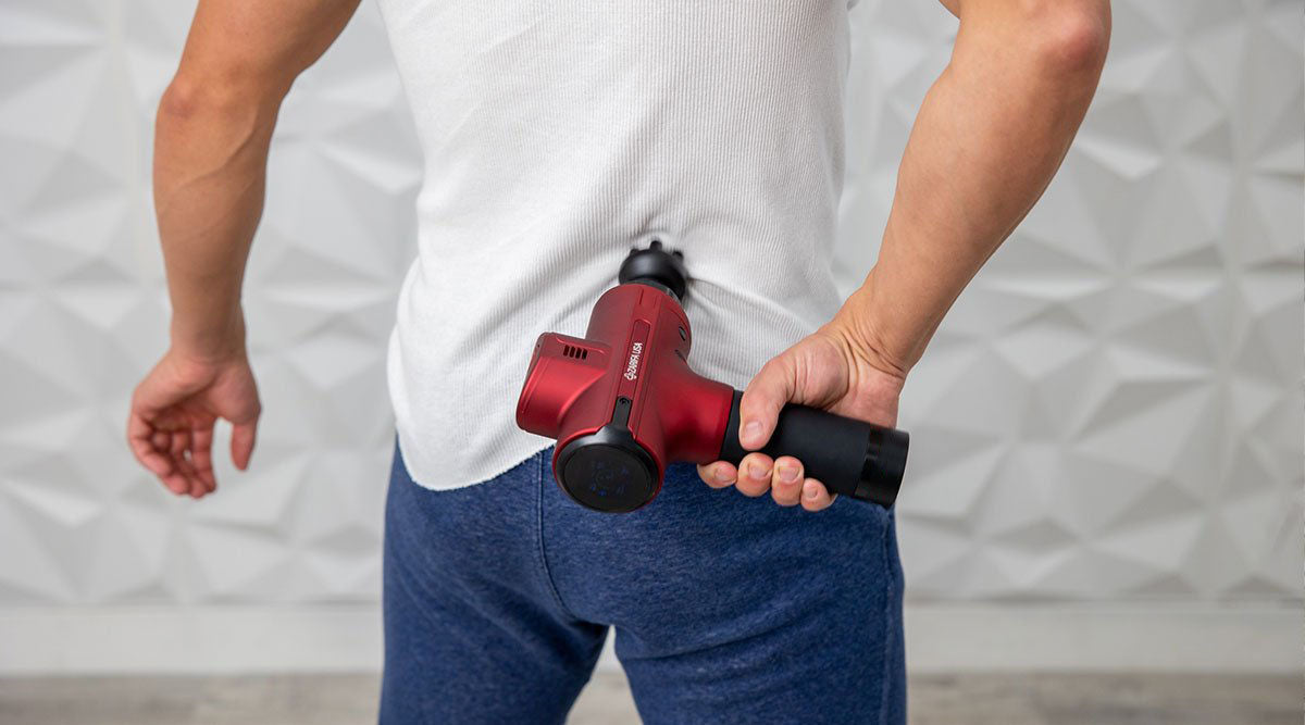 Why does pressing on sore muscles feel good?