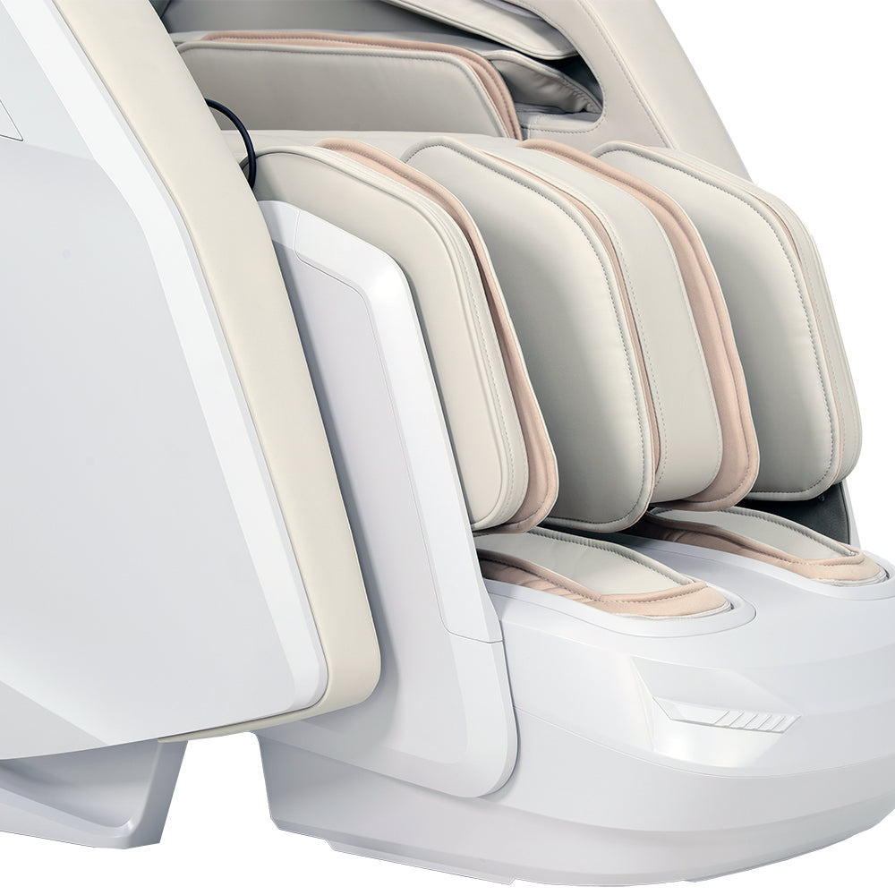 Close-up of the Z-Smart Pro massage chair calf and foot massage system
