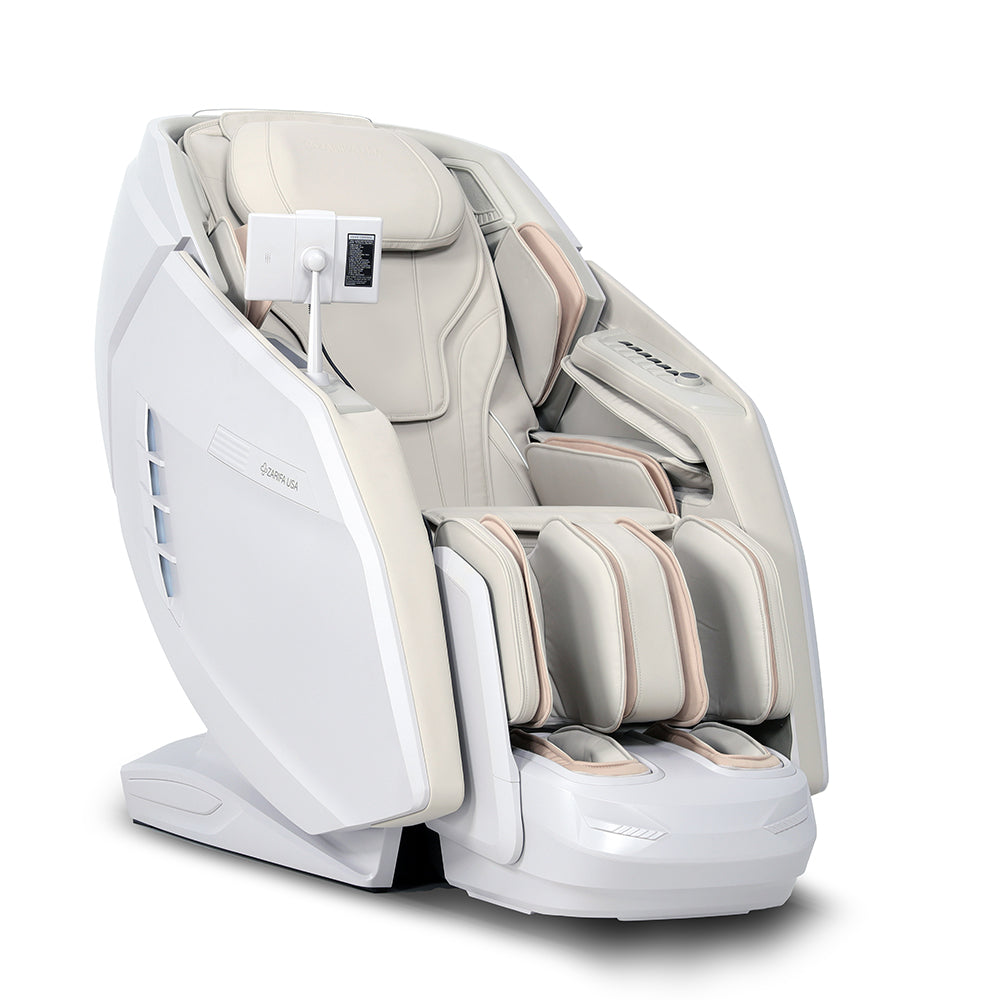 White Z-Smart Pro full body massage chair shown from the front on a white background