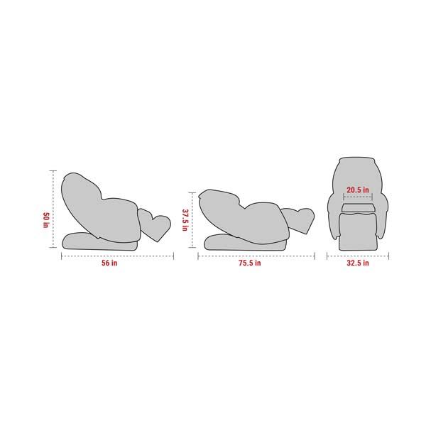 medical-massage-chair-class-I-device-fda-approved-hsa-fsa-z-smart-heated-rolling-feet-sizing