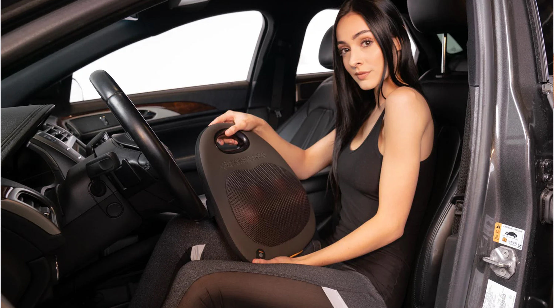 Back Massager For Car | Back Massager With Heat For Car| Car Seat Massager | Zarifa USA