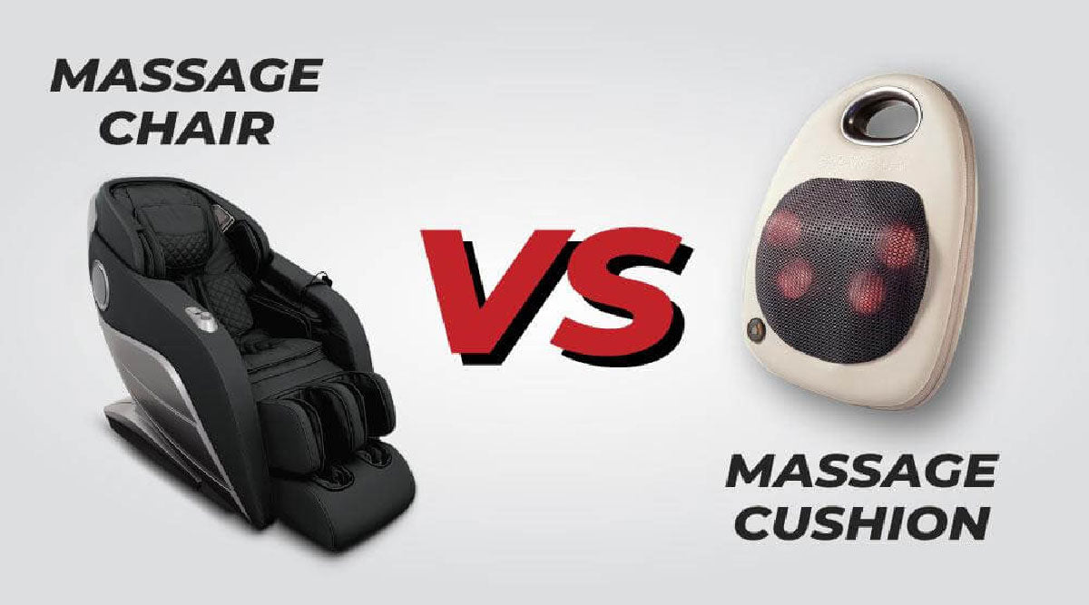 Massage Chair Vs Massage Cushion | An Intricate Comparison