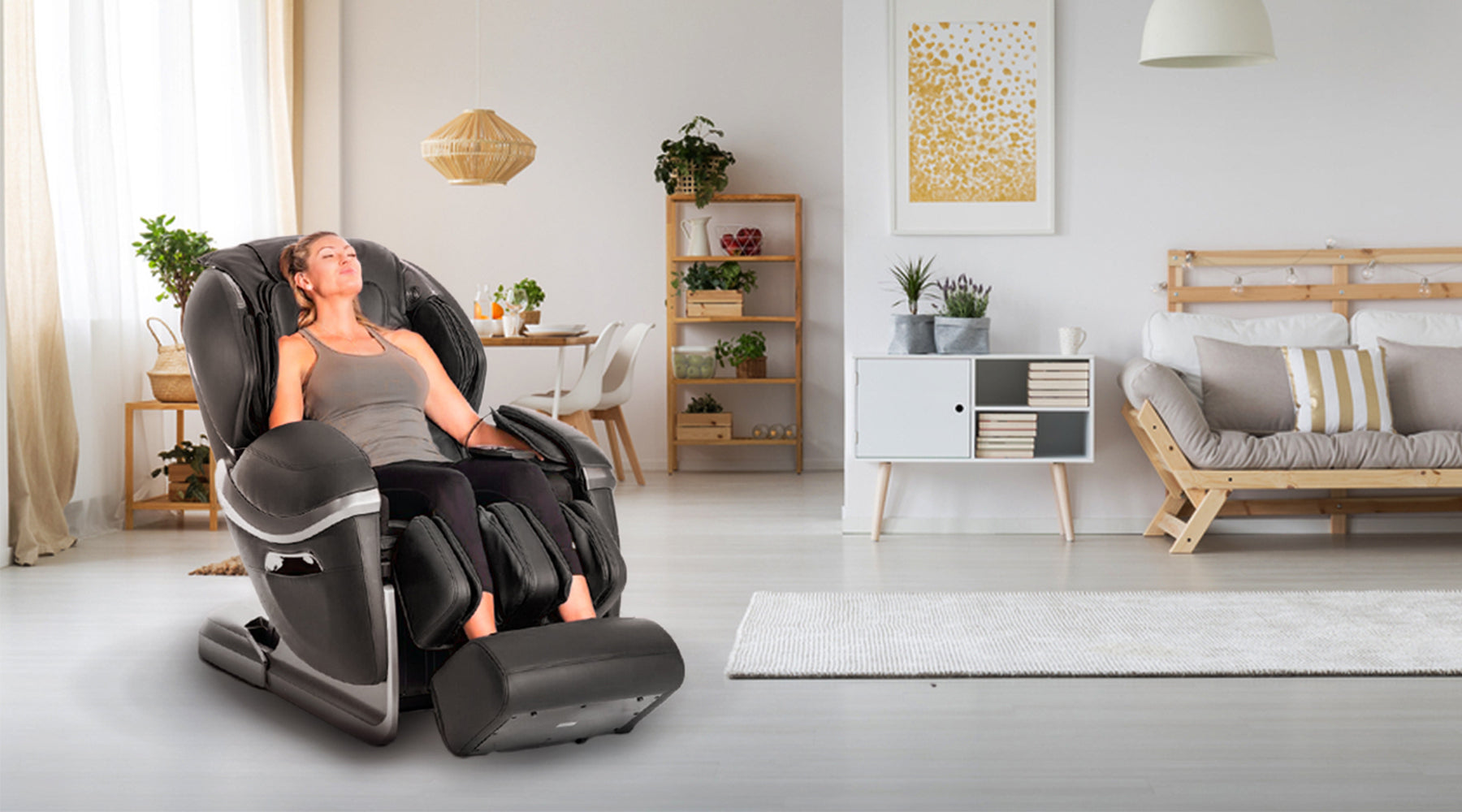 Yoga setting feature Massage chair