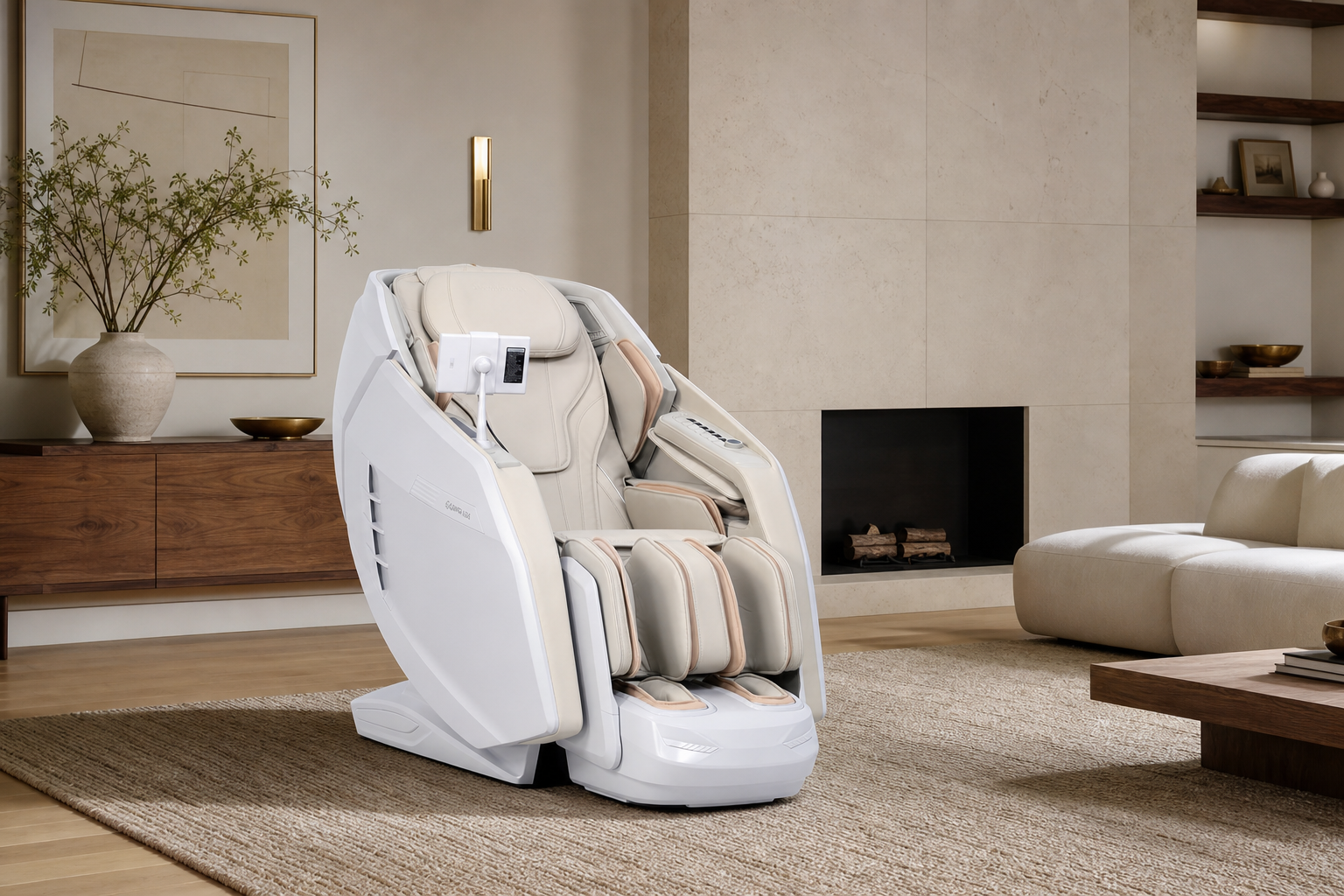 Z-Smart Pro massage chair in an elegant contemporary living room