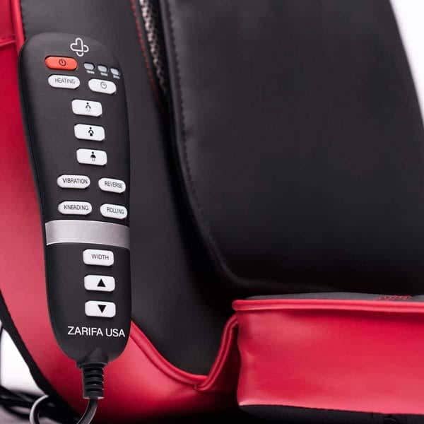 best home back massage Classic Cushion - Shiatsu Massage Cushion for Chair with Heated Nodes, Targeted Back Massage, Class 1 Medical Device, HSA/FSA Approved, and Convenient Remote Control sitting in chair