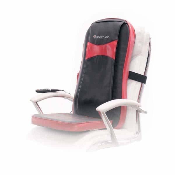 best home back massage Classic Cushion - Shiatsu Massage Cushion for Chair with Heated Nodes, Targeted Back Massage, Class 1 Medical Device, HSA/FSA Approved, and Convenient Remote Control sitting in chair